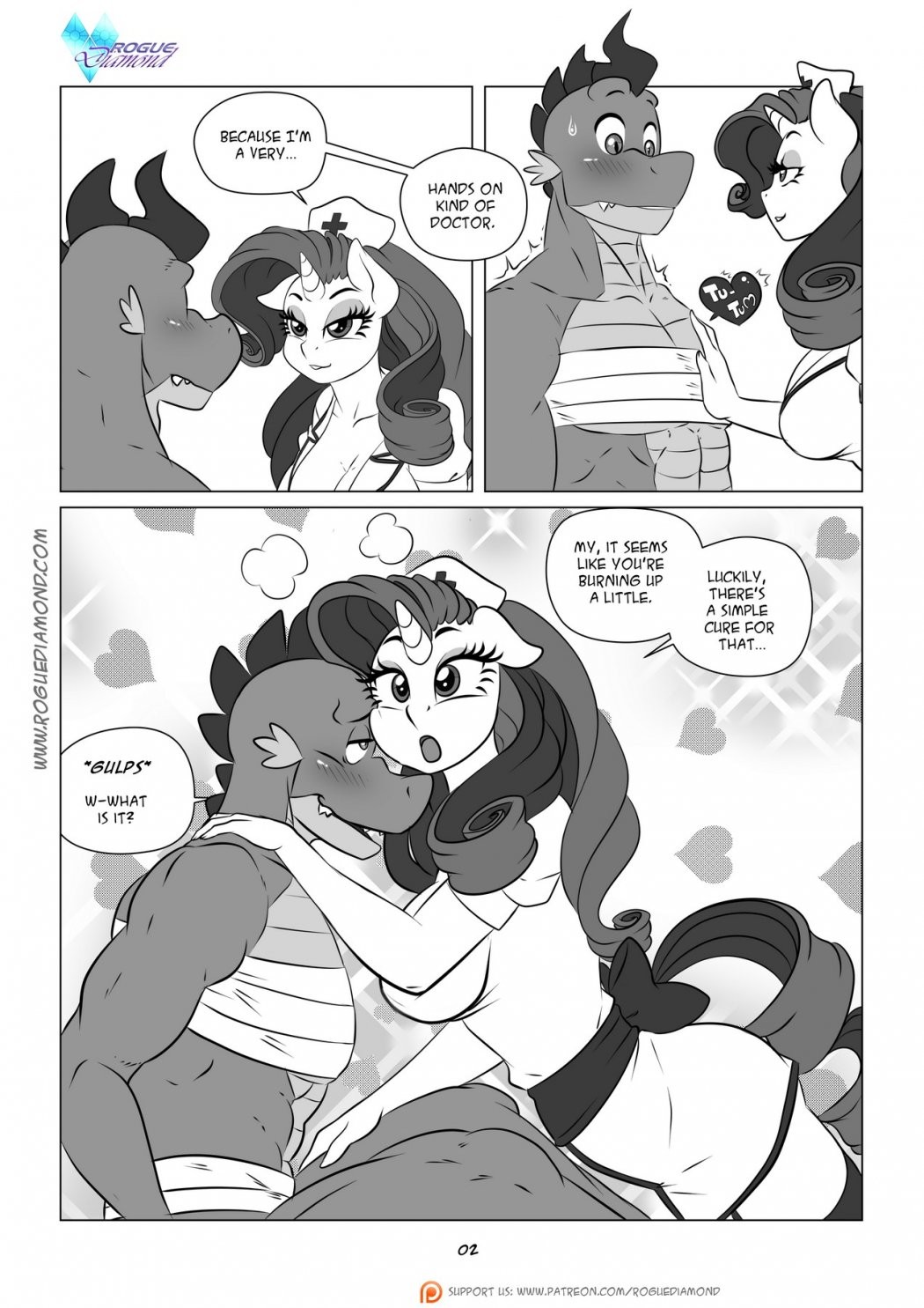 Lustful Diamond porn comic picture 4