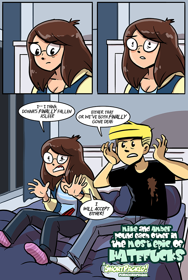 Mike and Amber pound esch other in the most epic of hatefucks porn comic picture 1