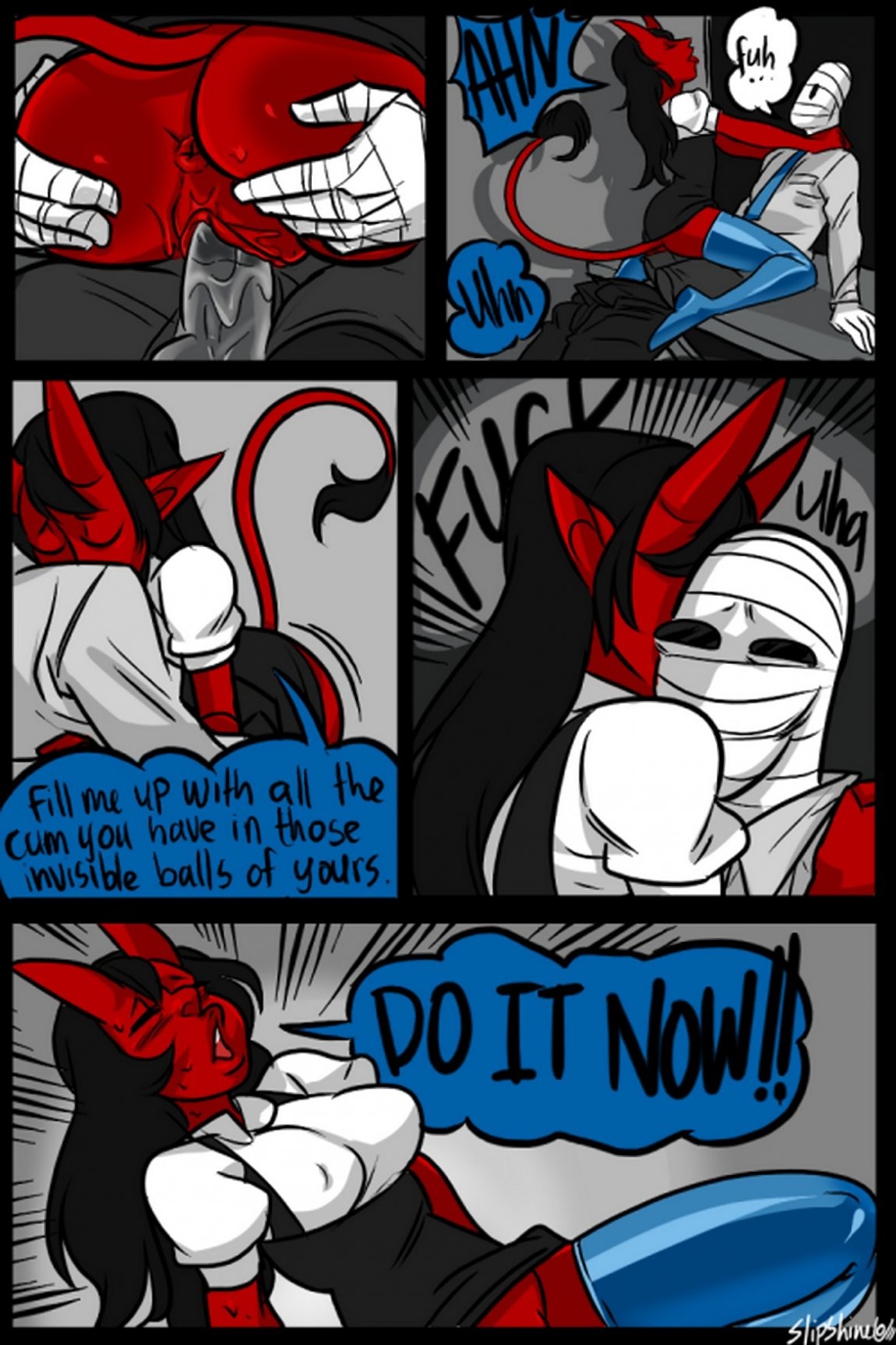 Mr Invisible & The Demon porn comic picture 9