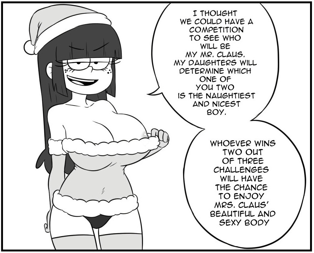 Mrs. Claus porn comic picture 5