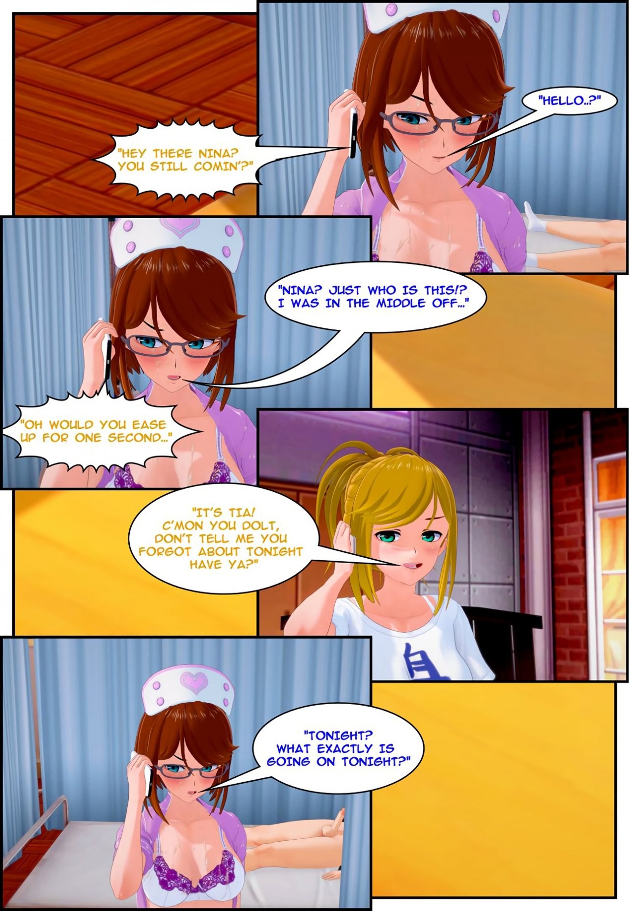 Nurse Nina's Night: Part two! porn comic picture 5