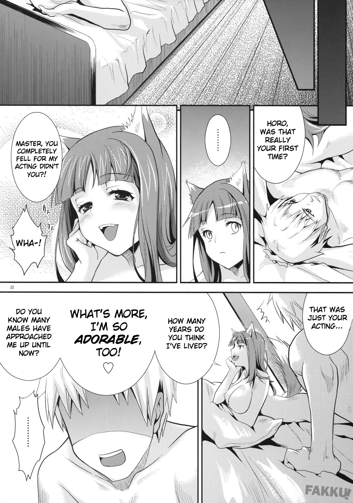 Ookami to Mitsu Ringo hentai manga picture 19