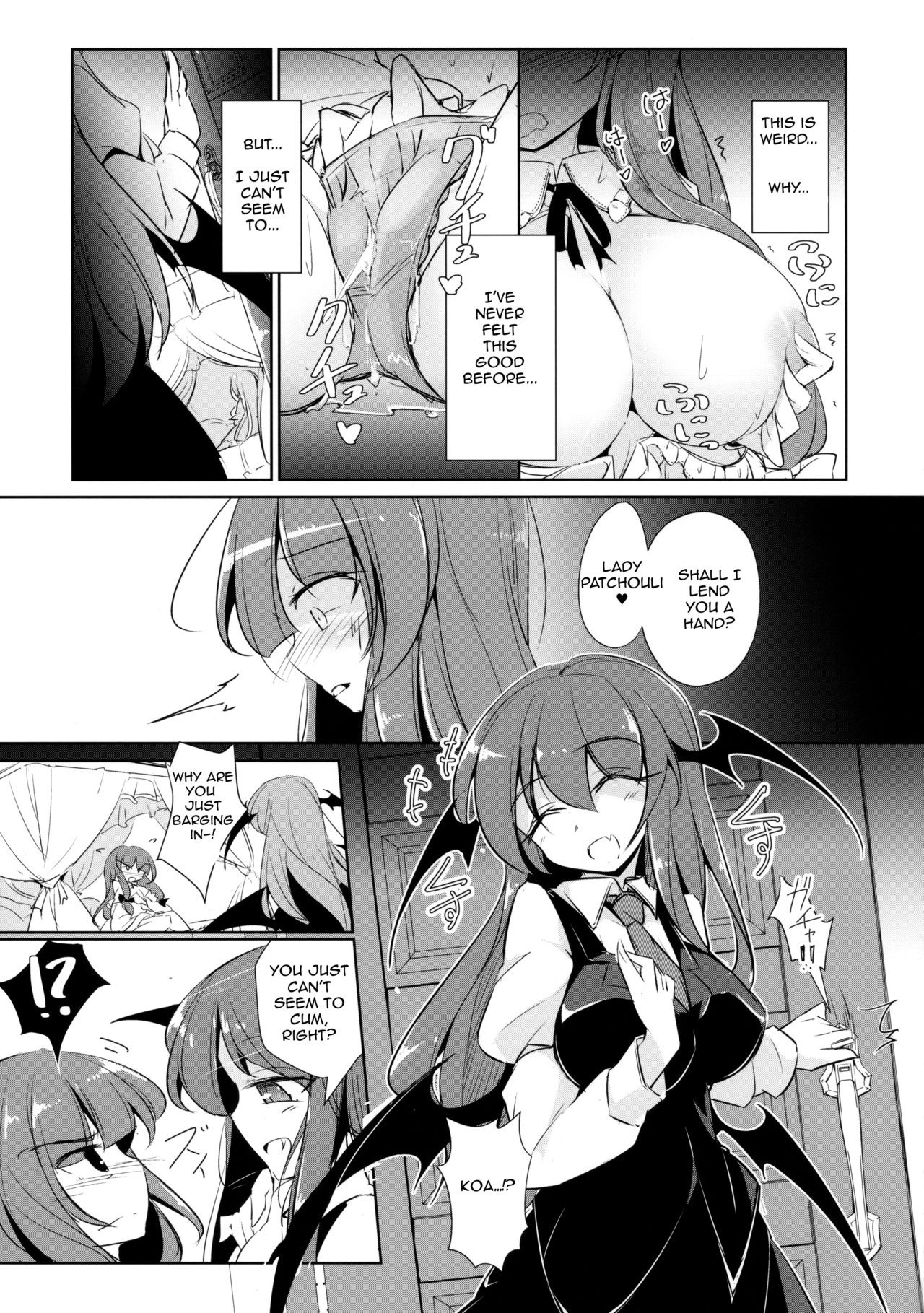 PatchouKoa Nyuuetsu Shujuu Gyakutenda hentai manga picture 12