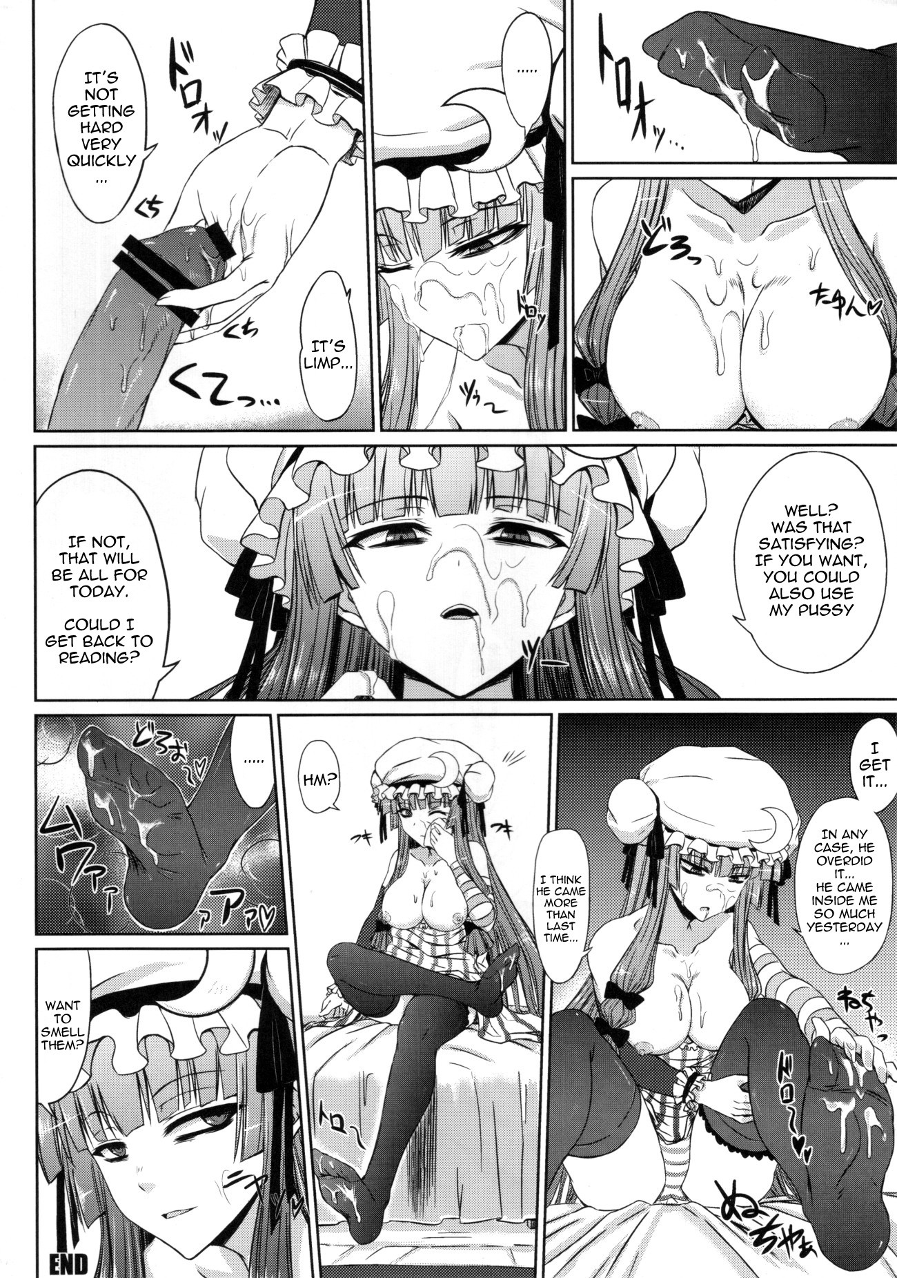 Patchouli to Ashi Bakari no Doujin hentai manga picture 18