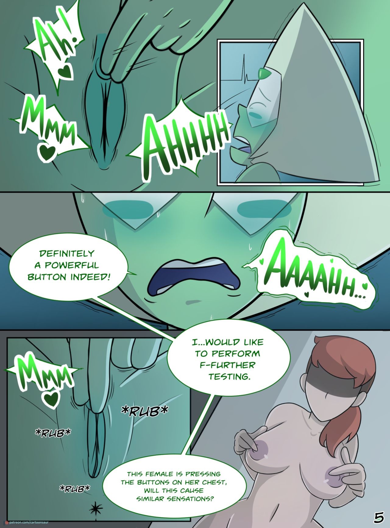 Peridot ‘Experiments’ porn comic picture 6