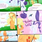 rarity and applejack porn comic porn comic picture 1