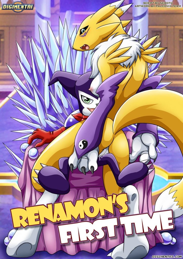 Renamon's First Time porn comic picture 1