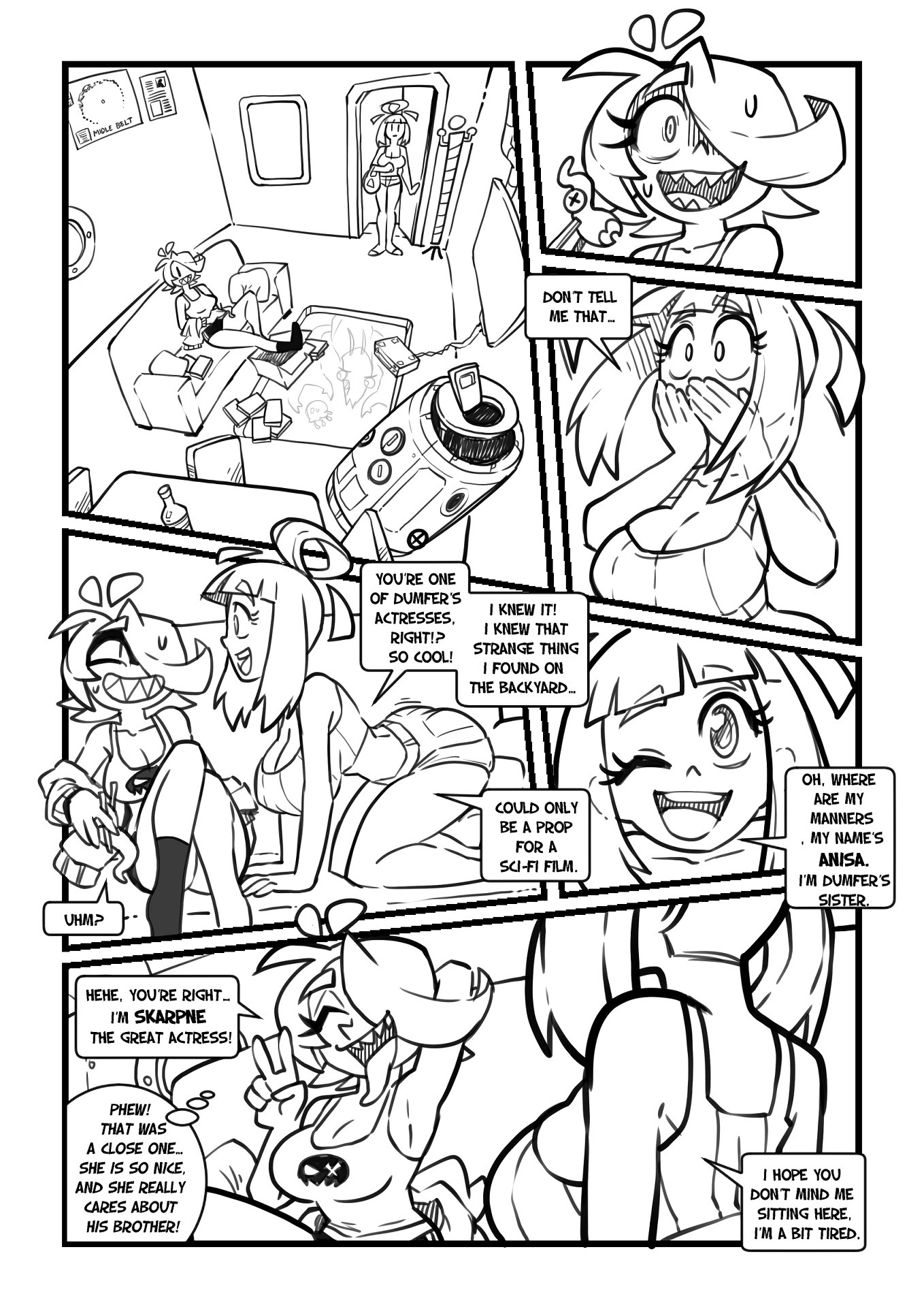 Skarpworld 6: Movie Night porn comic picture 4