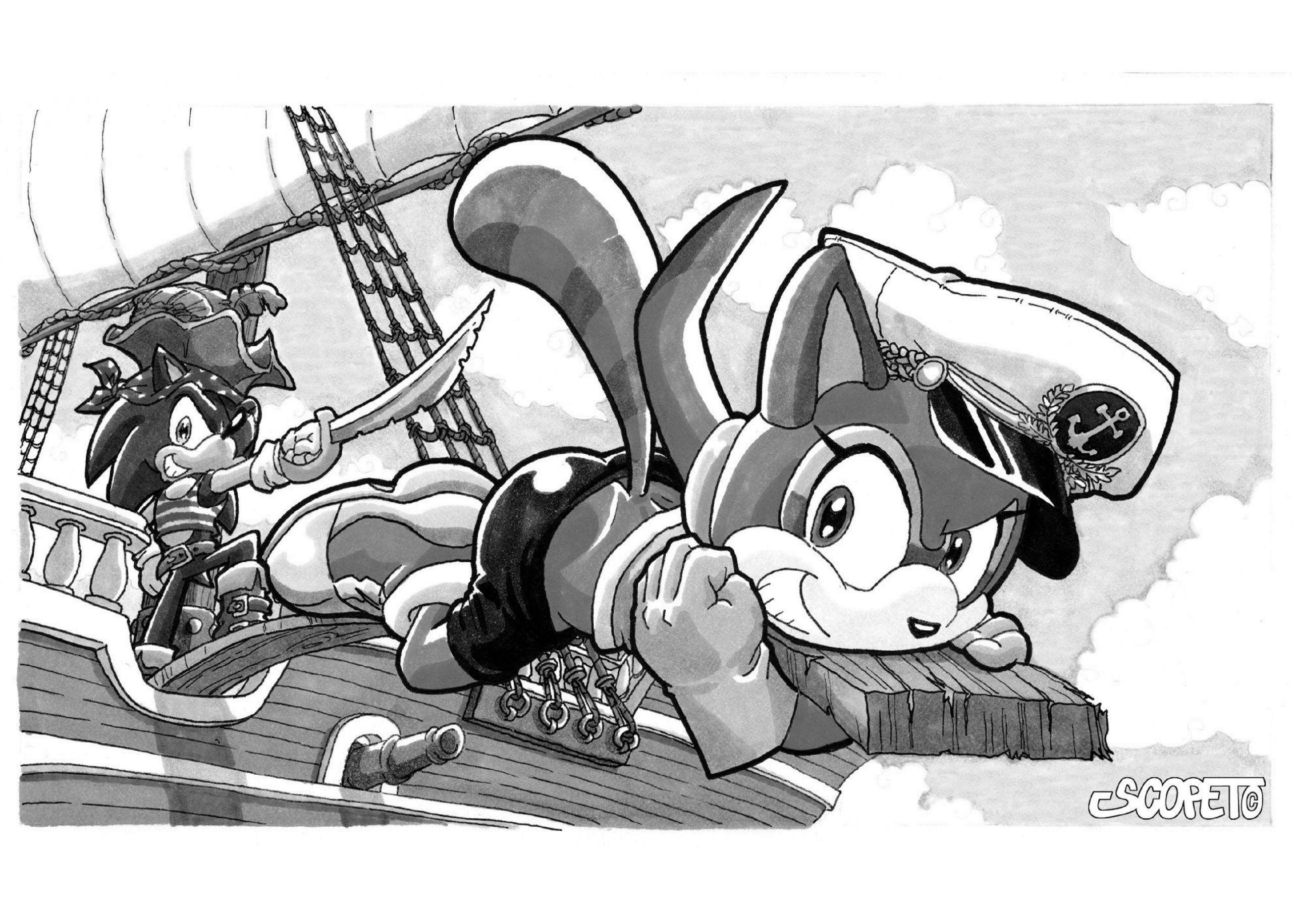 Sonic & Marine New Venture! porn comic picture 8