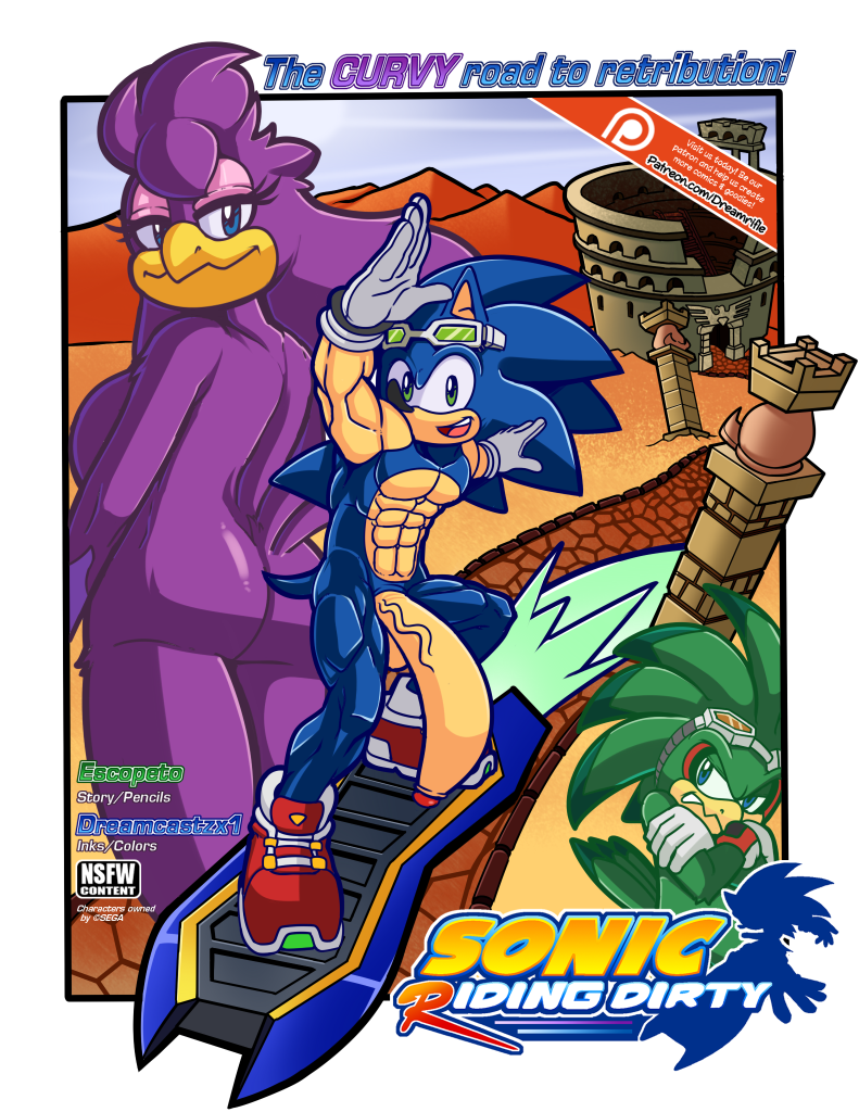 Sonic Riding Dirty porn comic picture 1