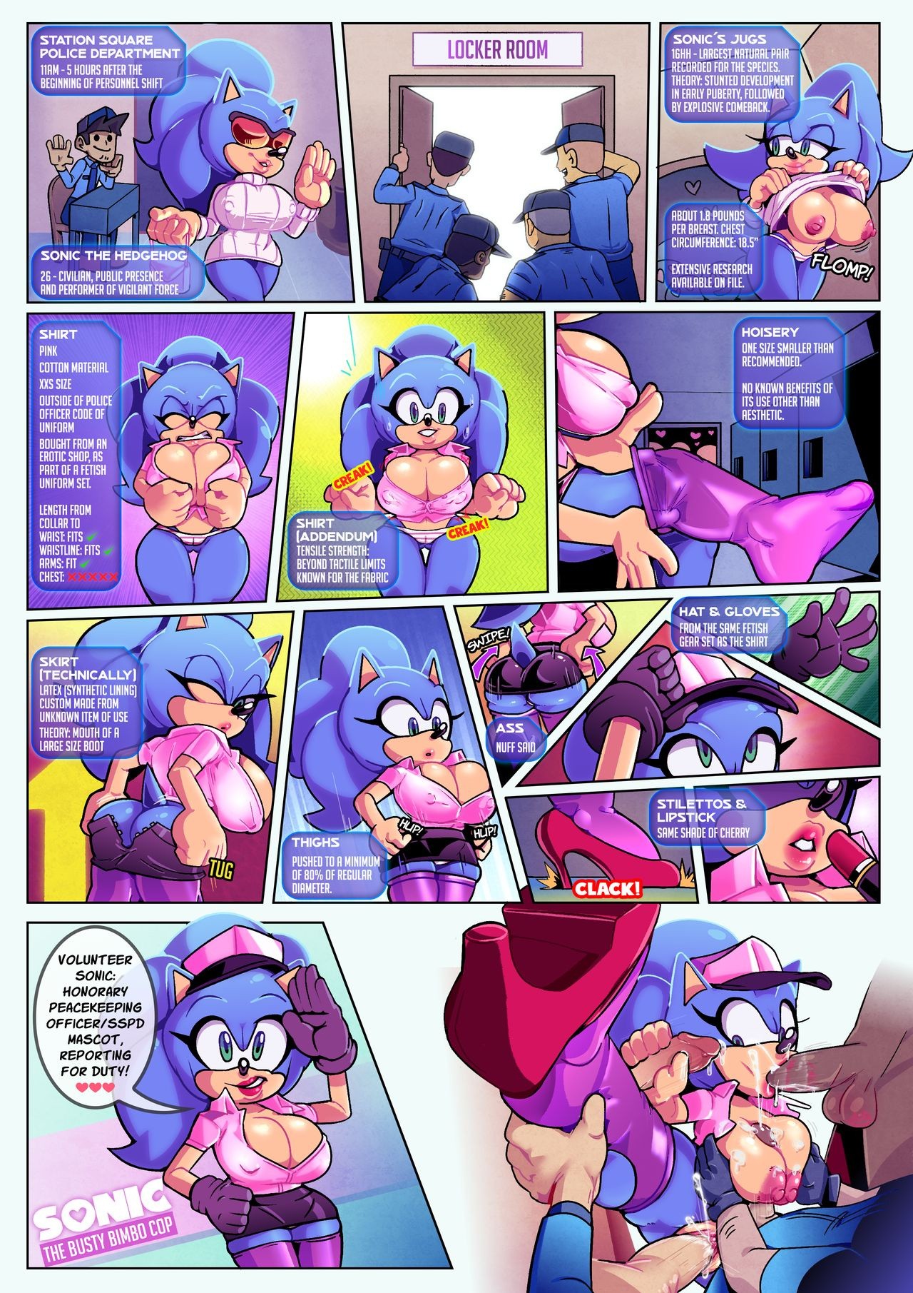 Sonic The Whore Cop porn comic picture 13