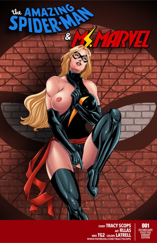 Spiderman & Ms. Marvel porn comic picture 1