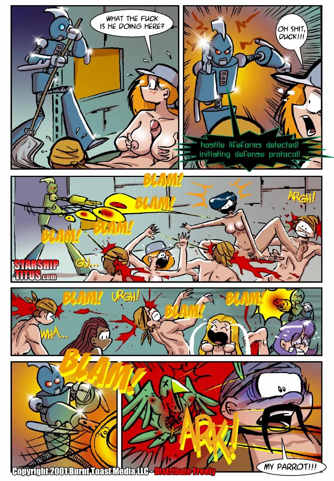 Starship Titus #1 - Here Cums Captain Blarney porn comic picture 11