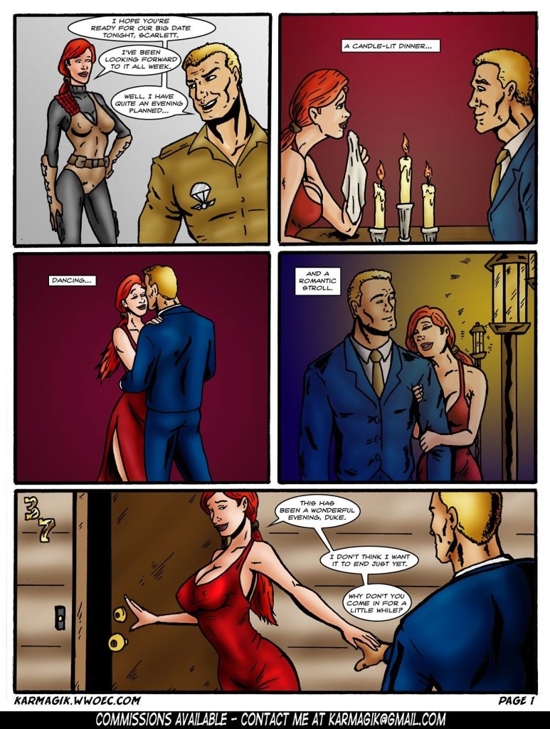 Subjugating Scarlett porn comic picture 1