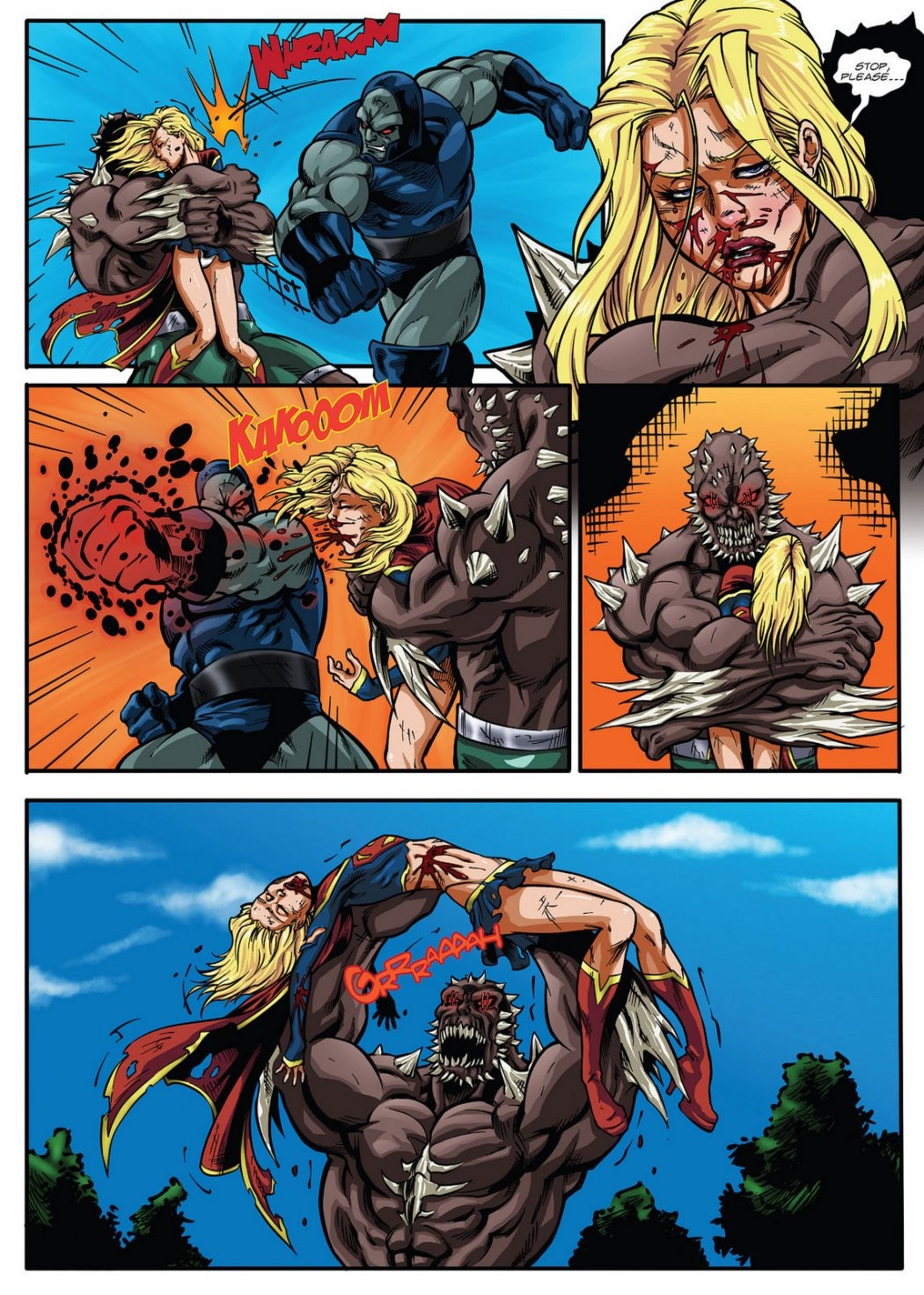 Supergirls Last Stand porn comic picture 16