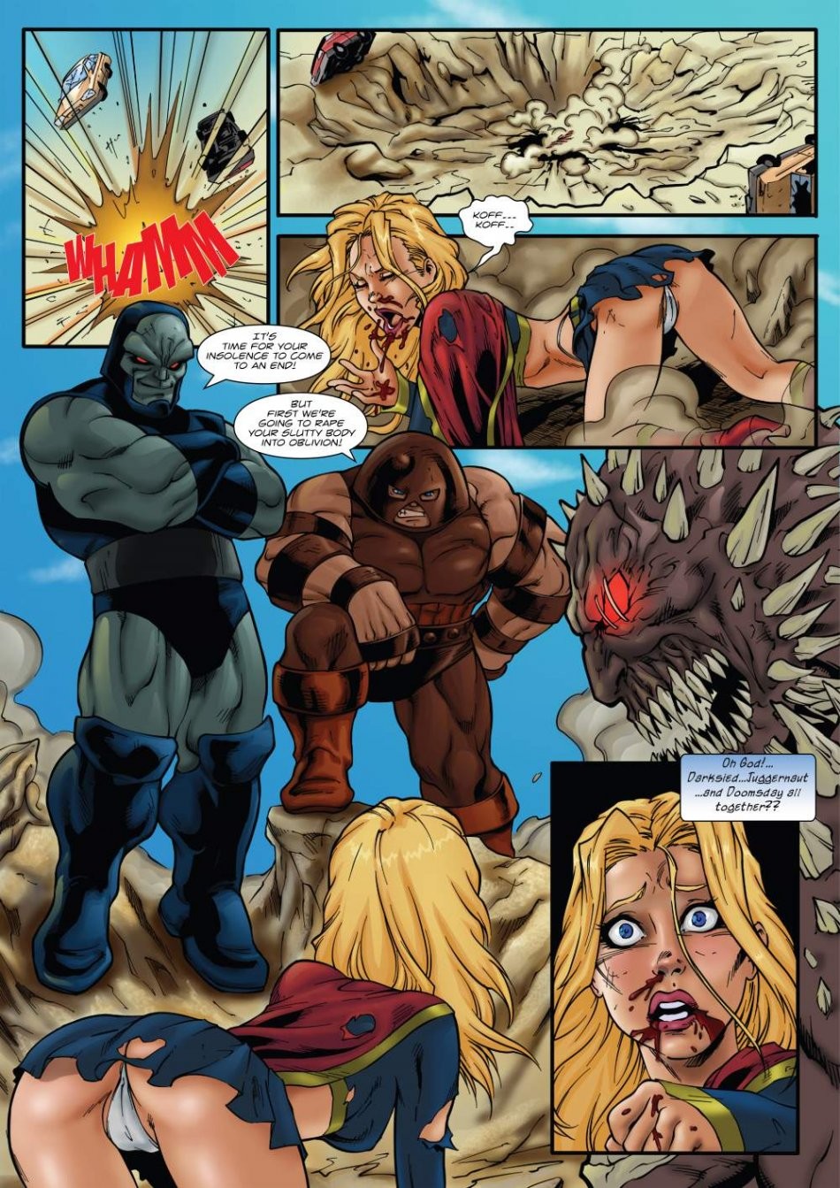 Supergirls Last Stand porn comic picture 3