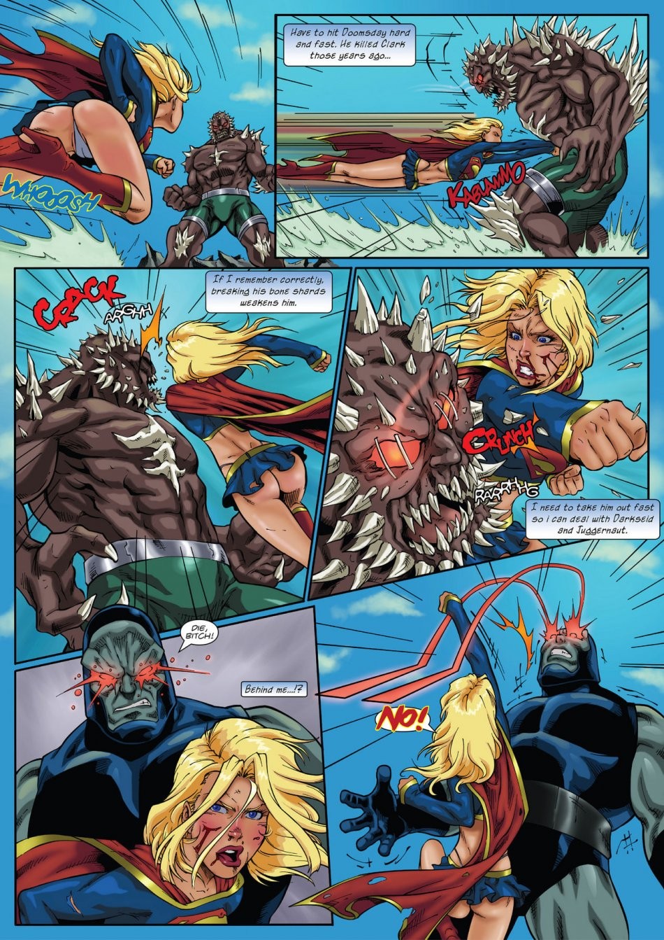 Supergirls Last Stand porn comic picture 6