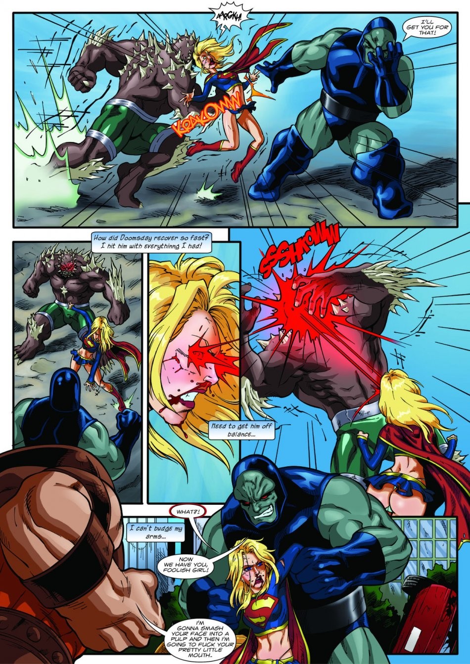 Supergirls Last Stand porn comic picture 7