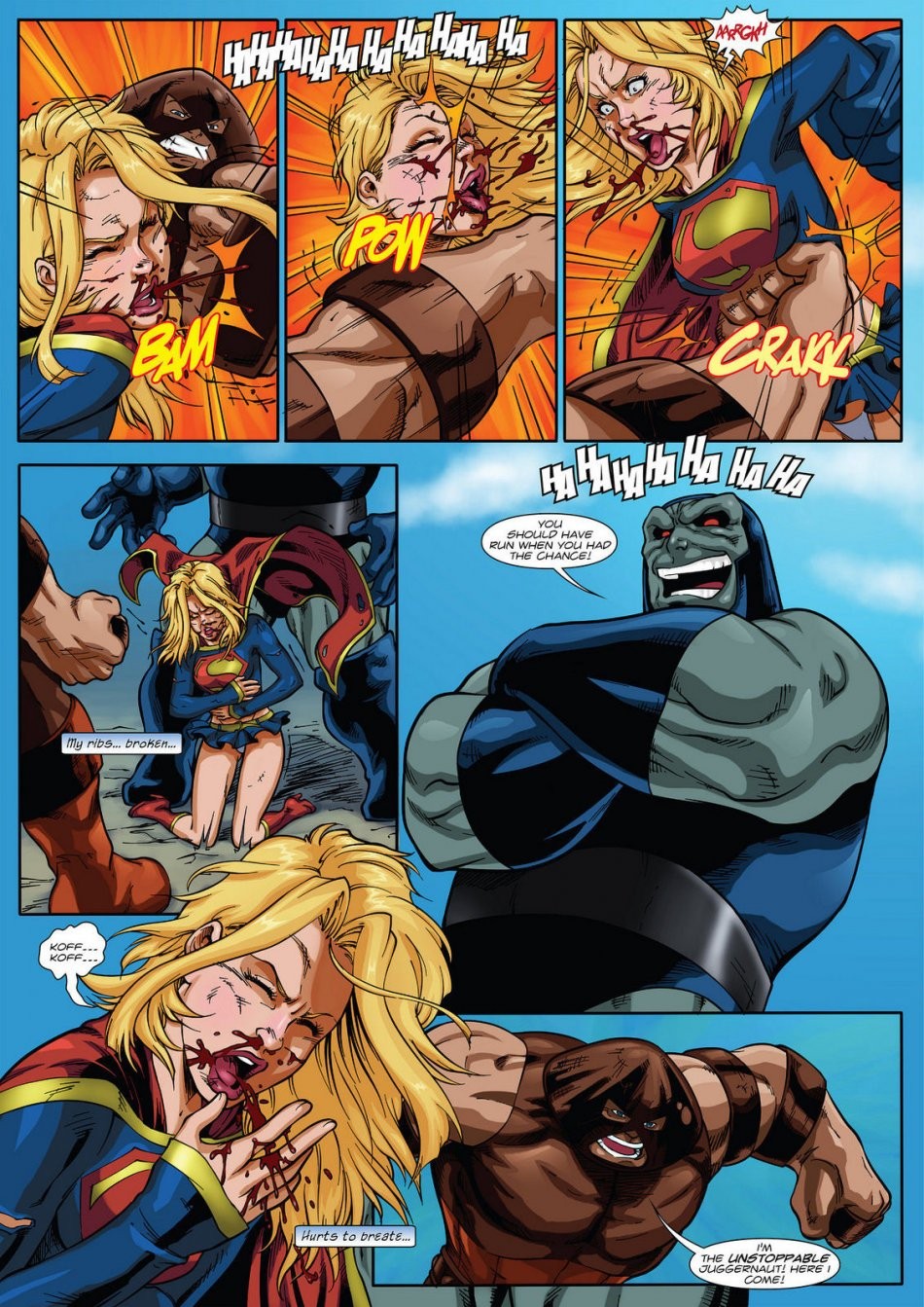 Supergirls Last Stand porn comic picture 8