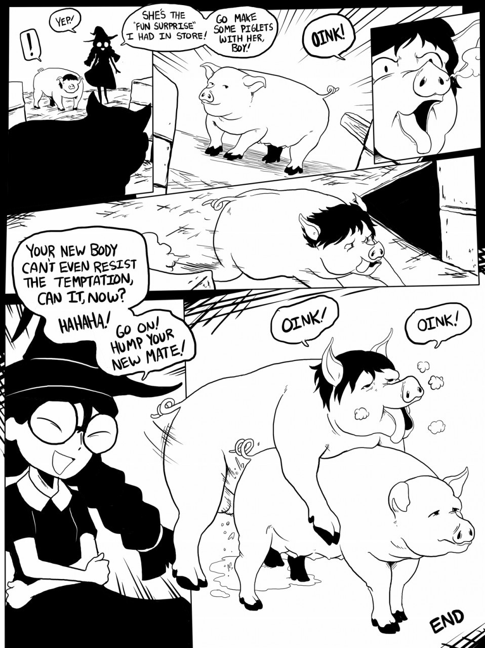 Swine Spell porn comic picture 8