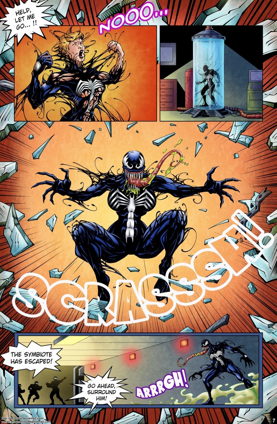 Symbiote porn comic picture 9