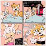 Tails' Spectacular Boob Heist! porn comic picture 1