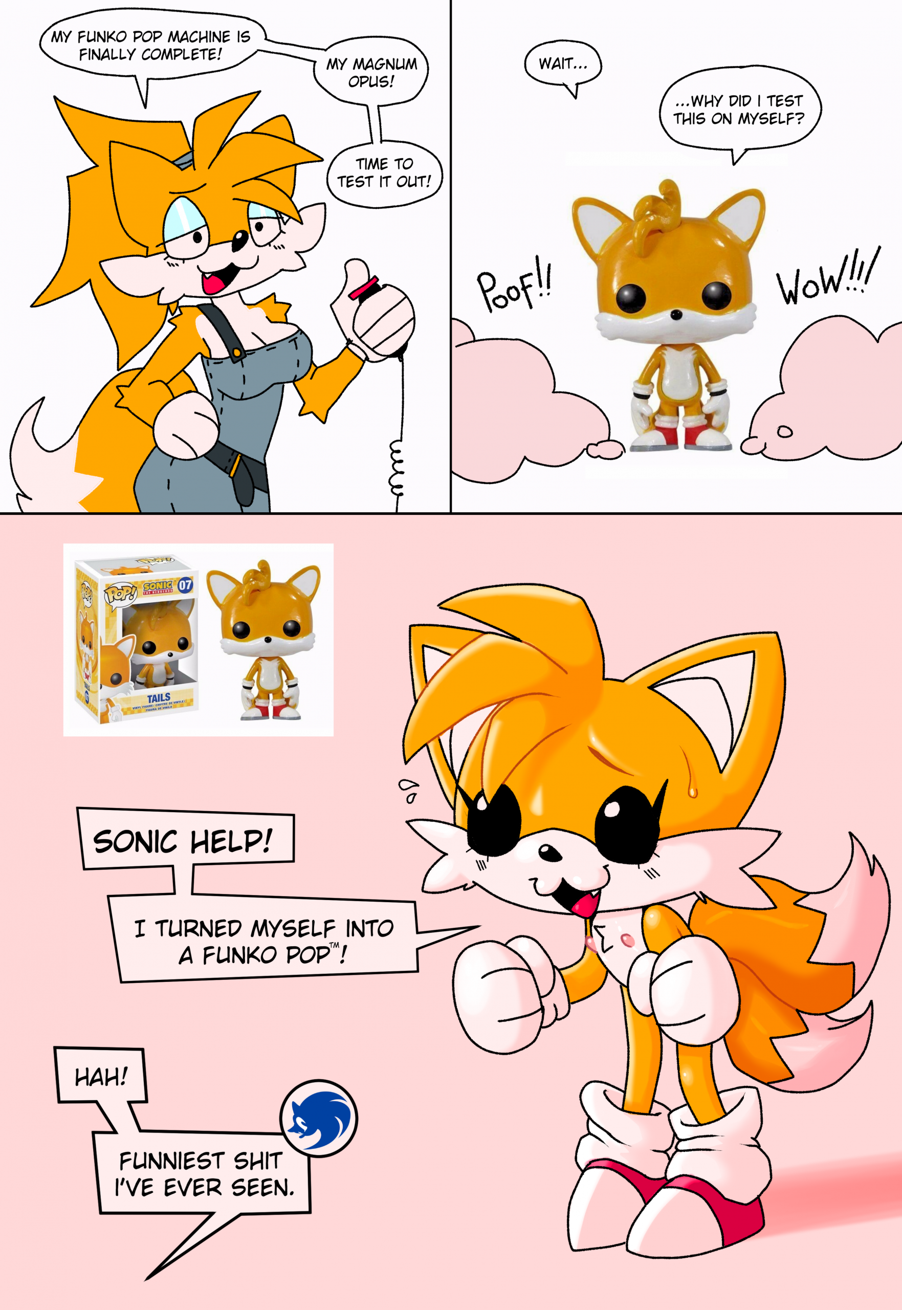 Tails' Spectacular Boob Heist! porn comic picture 14