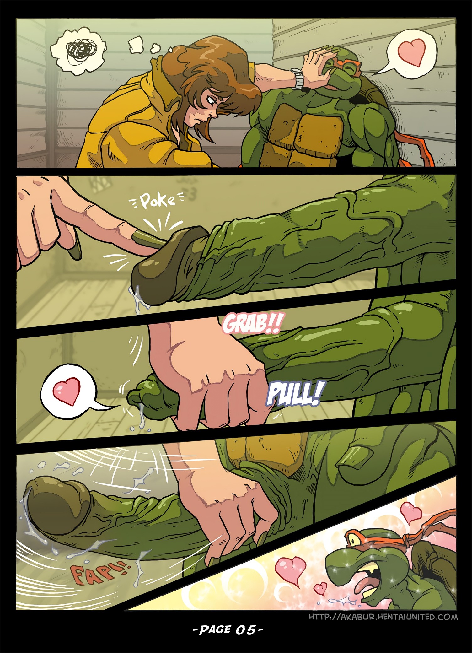 Teenage Mutant Ninja Turtles: The Slut From Channel porn comic picture 6