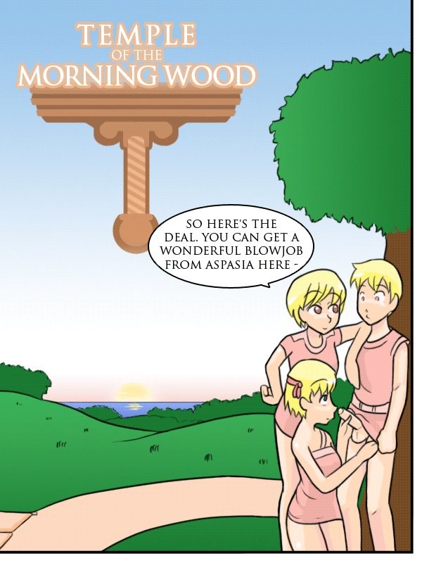 Temple of the Morning Wood porn comic picture 1