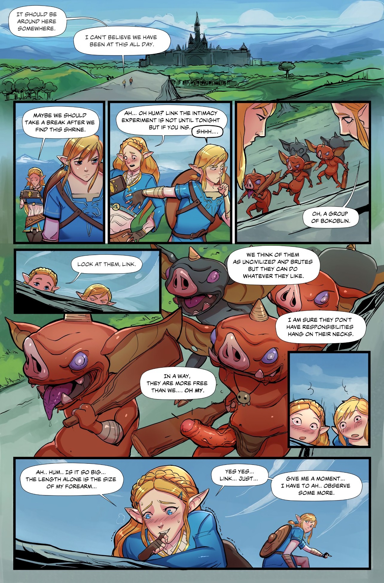 The Legend of Zelda_ Breath of Bokoblin Cock porn comic picture 2