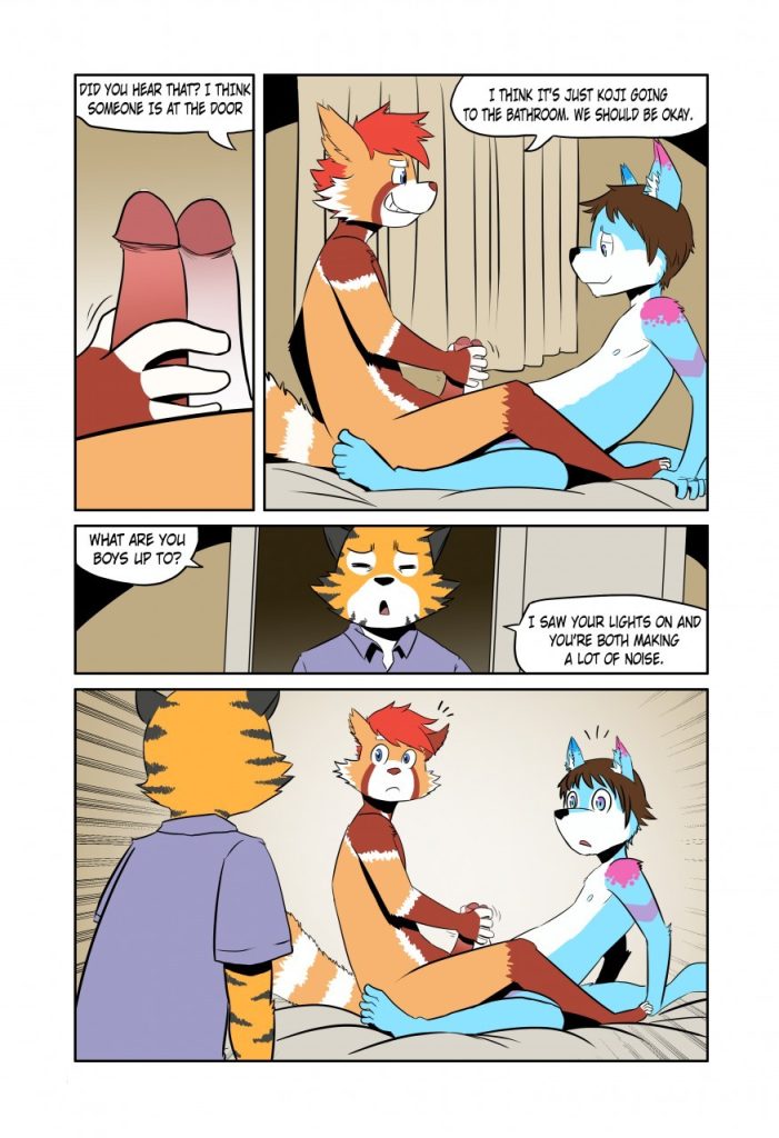 The Sleep Over porn comic picture 1