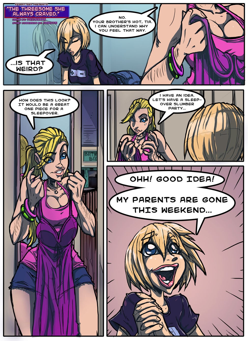 Threesome of her Dreams porn comic picture 2