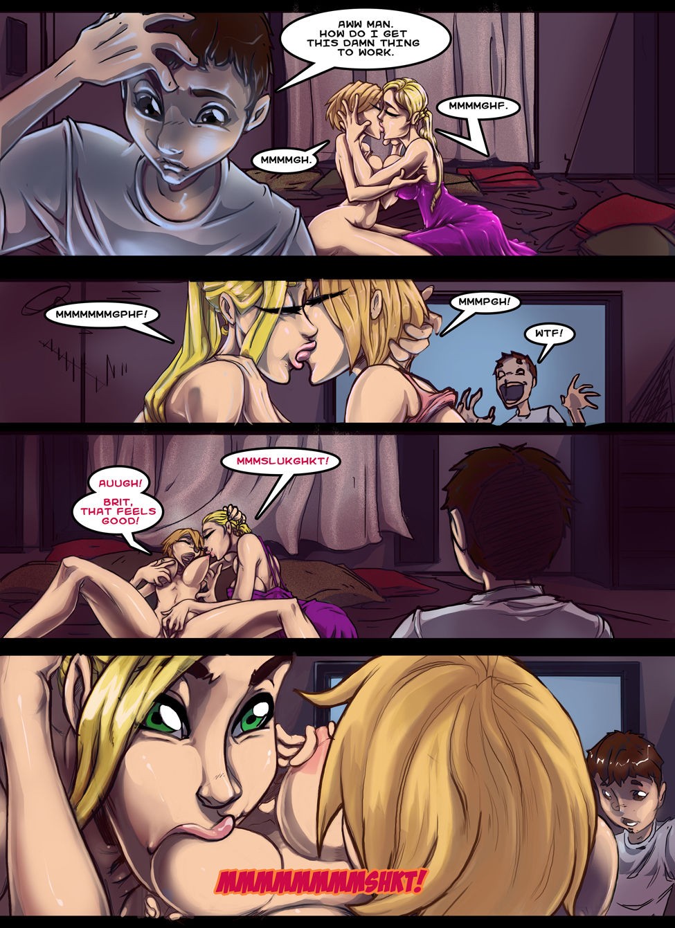 Threesome of her Dreams porn comic picture 4