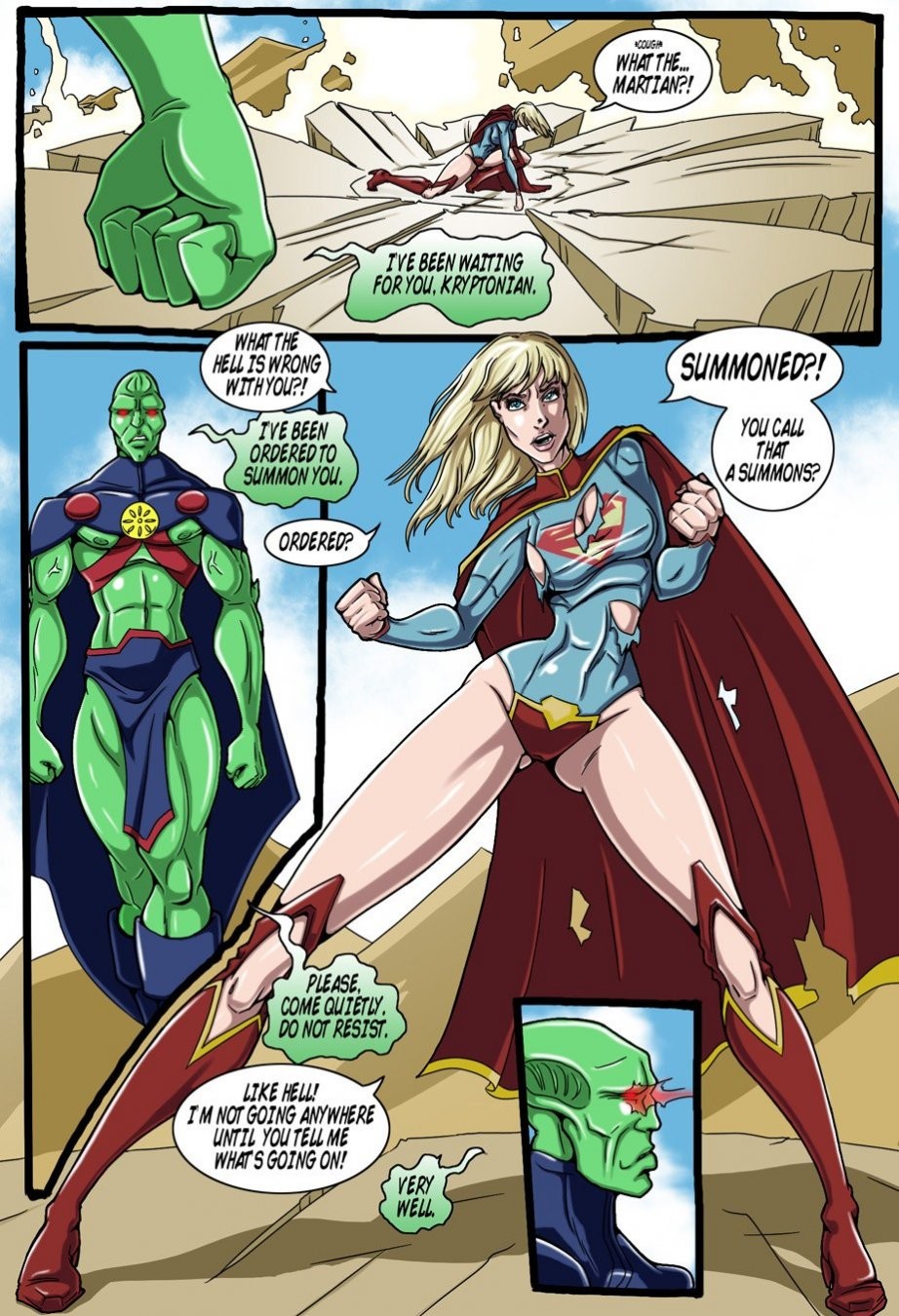 True Injustice: Supergirl 2 porn comic picture 7