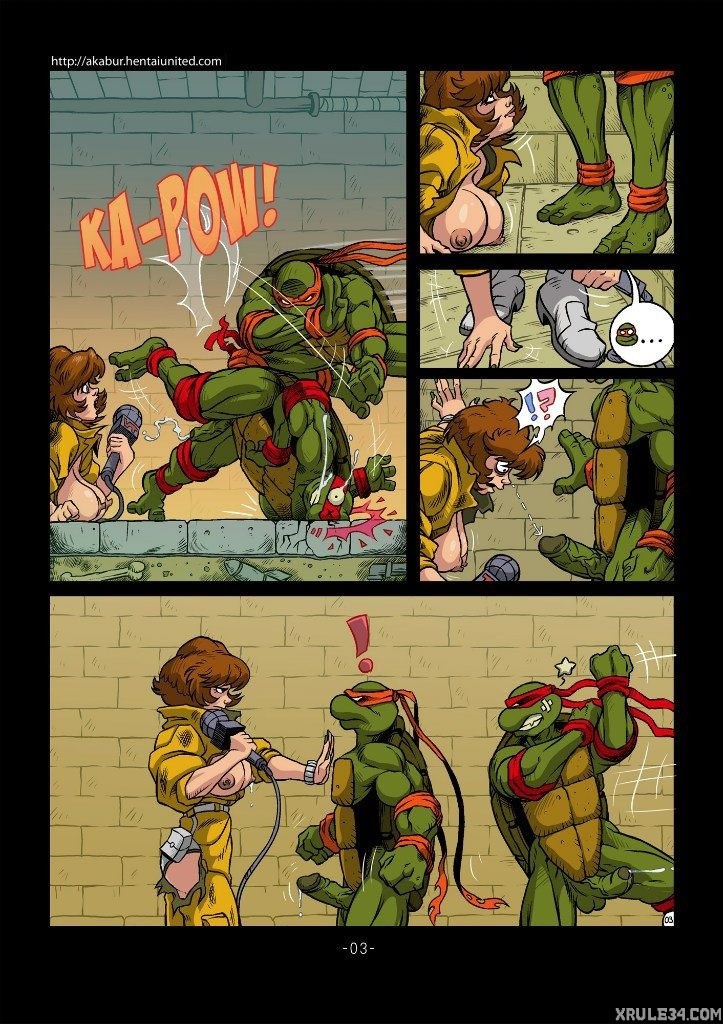 Turtles porn comic picture 4