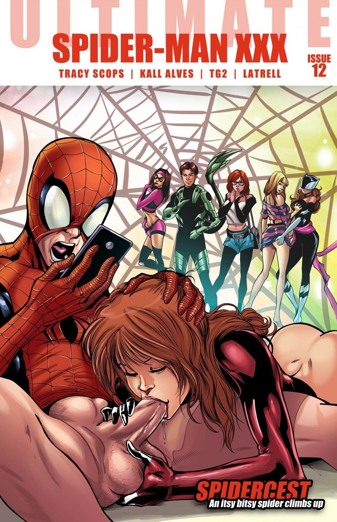 Ultimate Spider-Man XXX 12 - Spidercest - An itsy bitsy spider climbs up porn comic picture 1