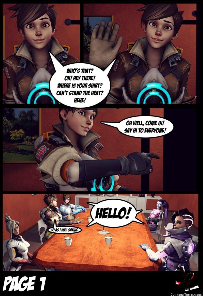 Underwatch BJ porn comic picture 1