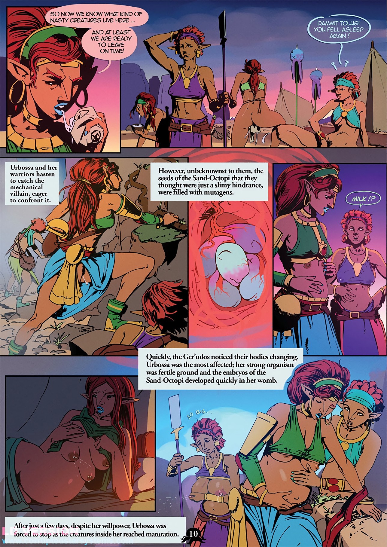 Urbosa's Quest porn comic picture 6