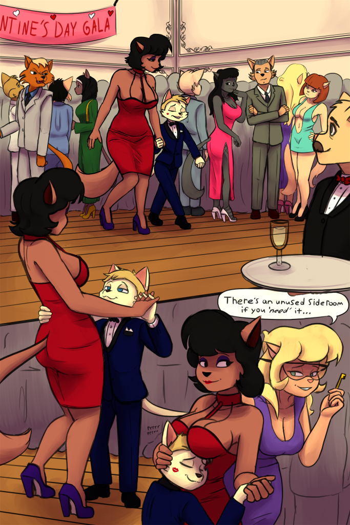 Valentine's Gala porn comic picture 1