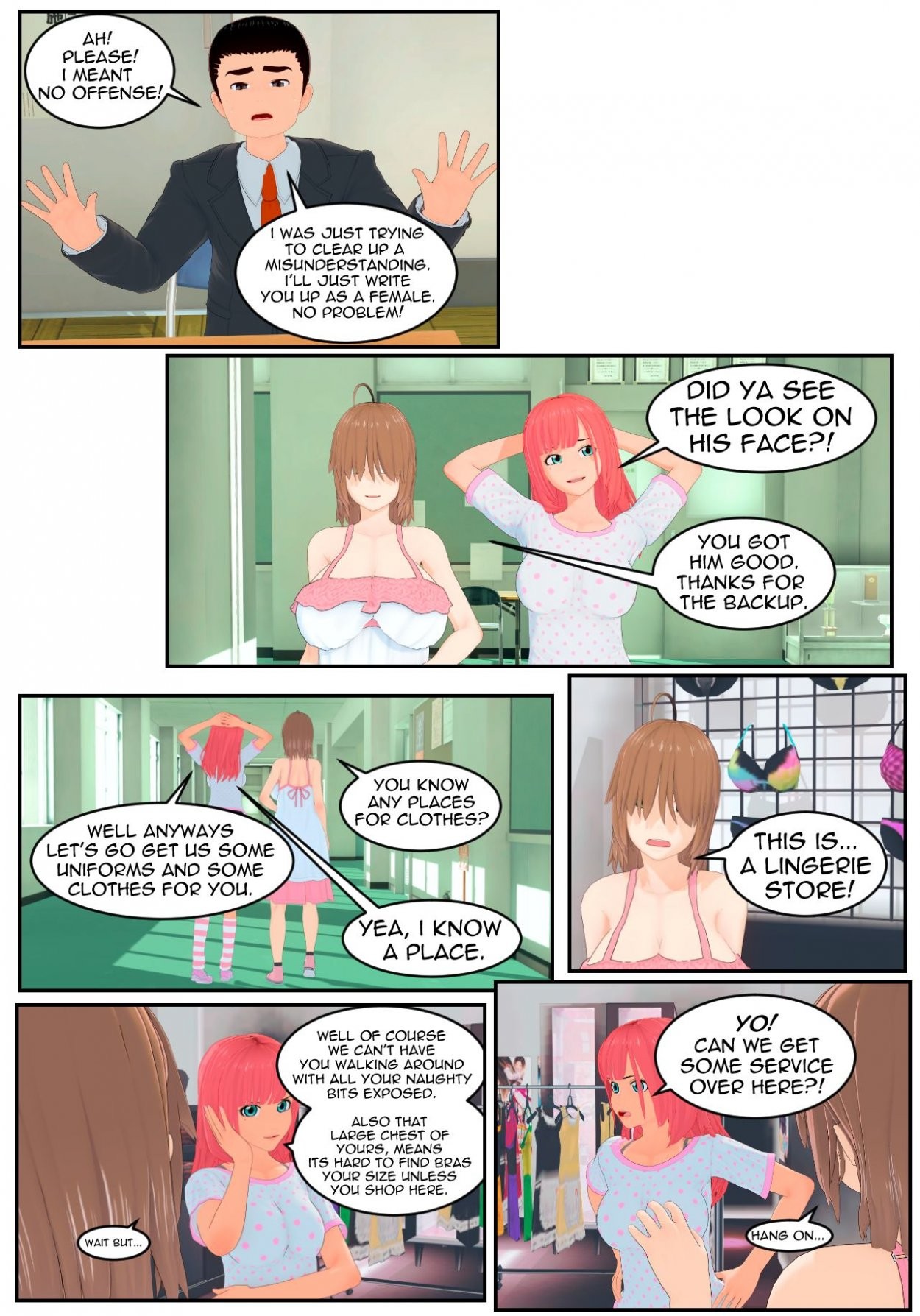 Wacky Changes porn comic picture 17