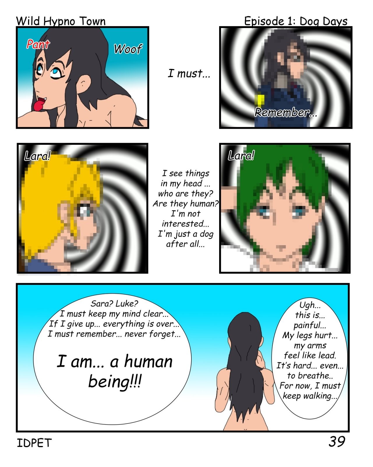 Wild Hypno Town porn comic picture 41