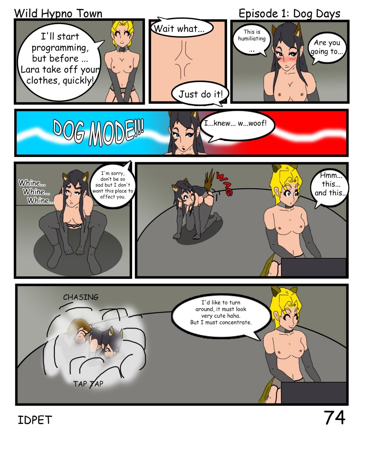 Wild Hypno Town porn comic picture 76