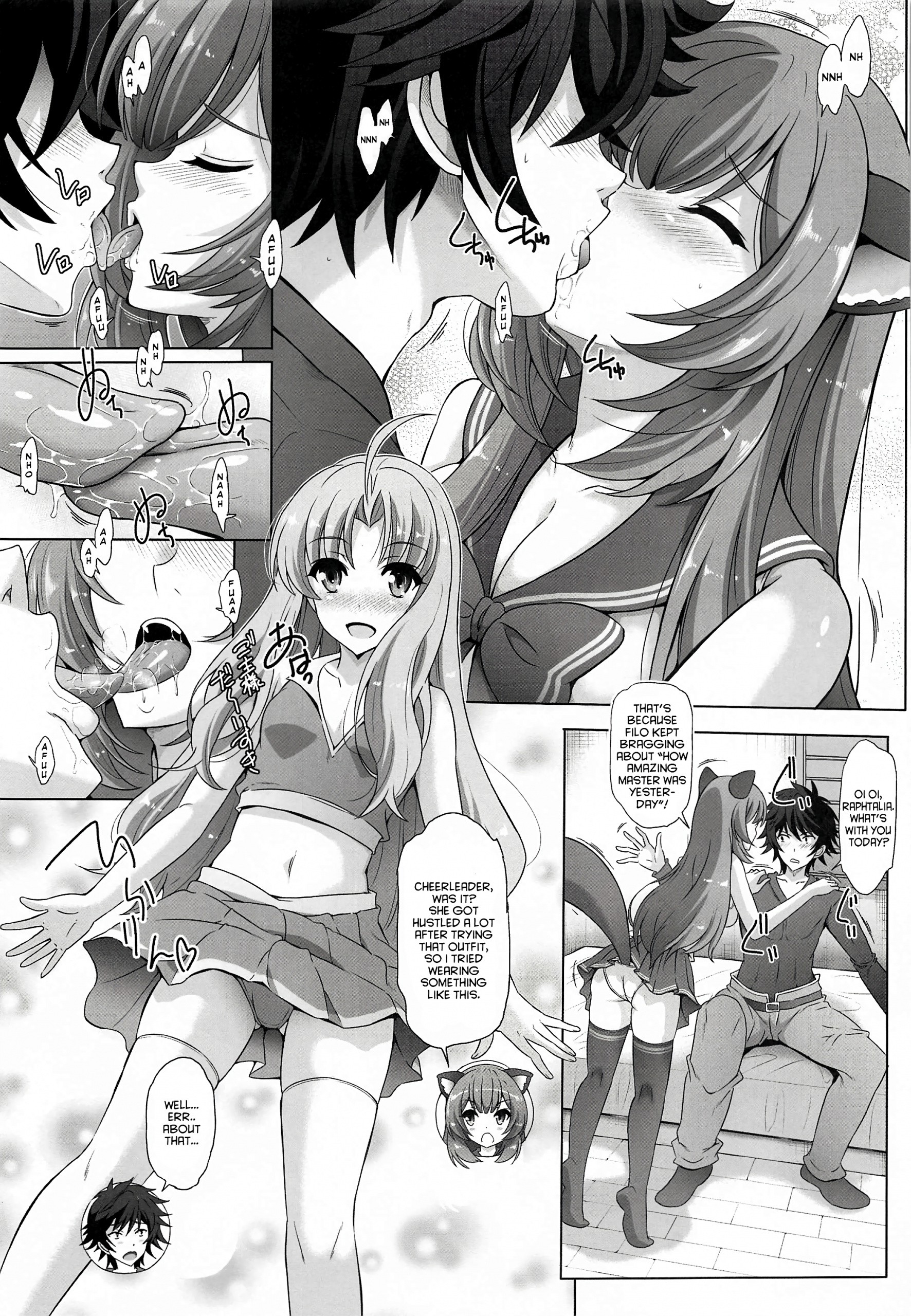 Yoru mo Sugoku Rippa na Yuusha-sama ni 1-ban Jouzu ni Gohoushi Dekiru no wa Raphtalia nandesu kara ne hentai manga picture 4