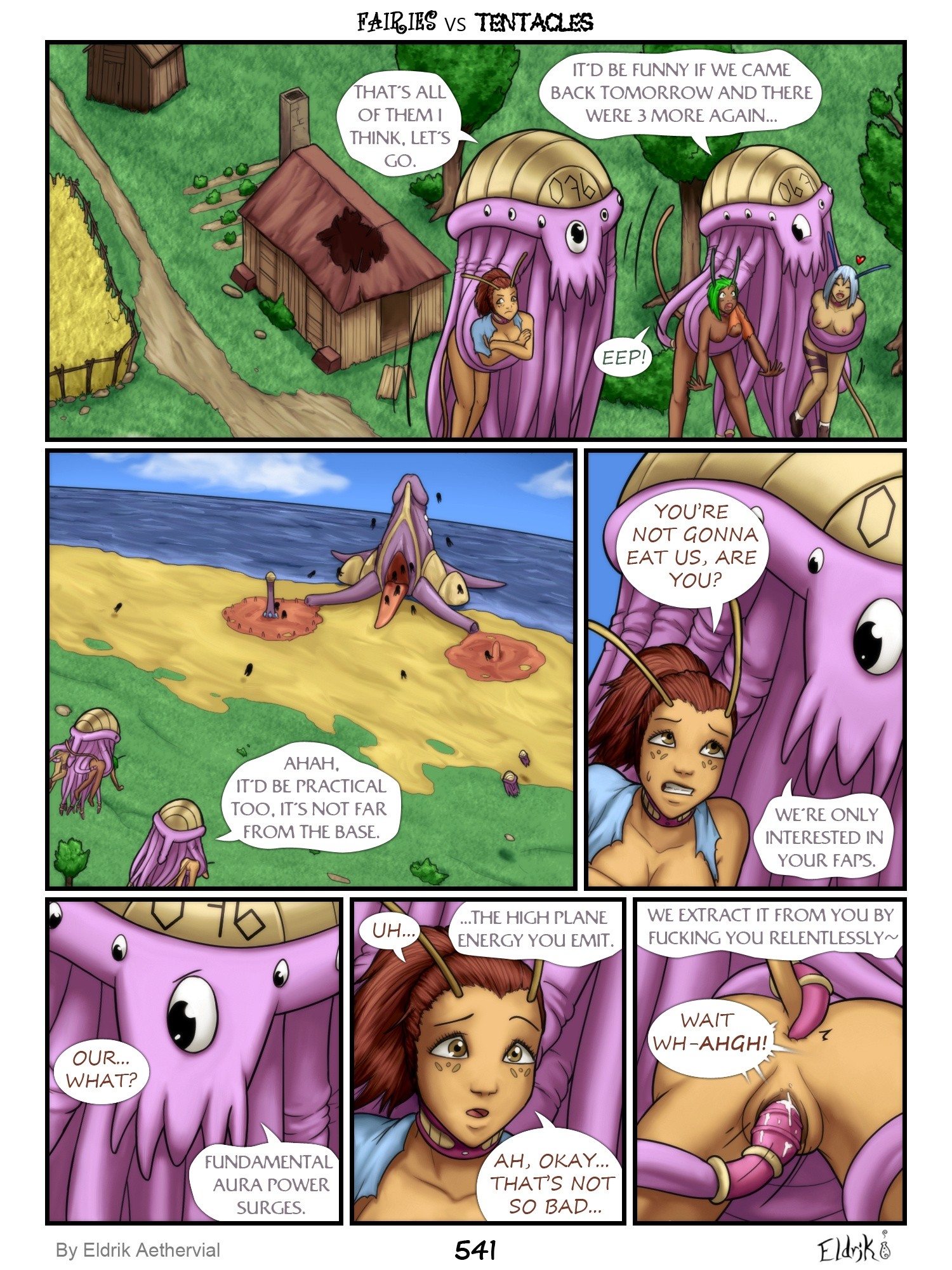 Fairies vs Tentacles 6-9 porn comic picture 122