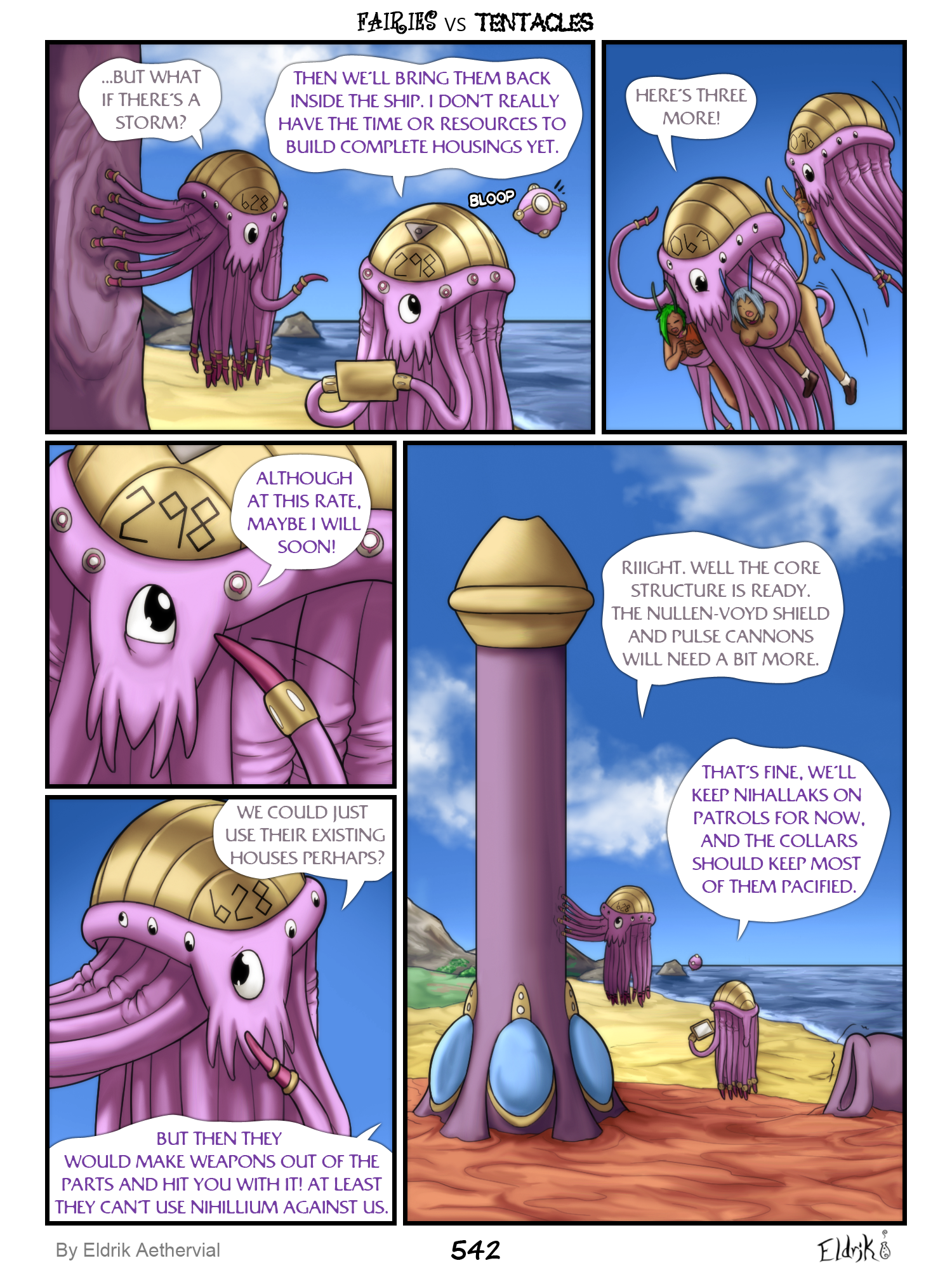 Fairies vs Tentacles 6-9 porn comic picture 123