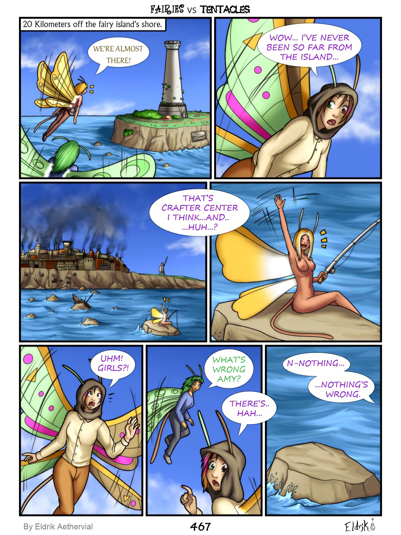 Fairies vs Tentacles 6-9 porn comic picture 48