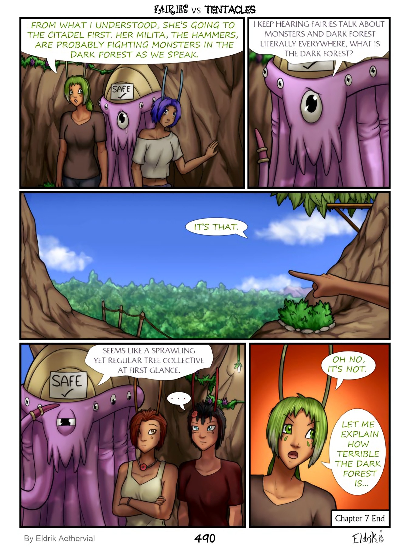 Fairies vs Tentacles 6-9 porn comic picture 71