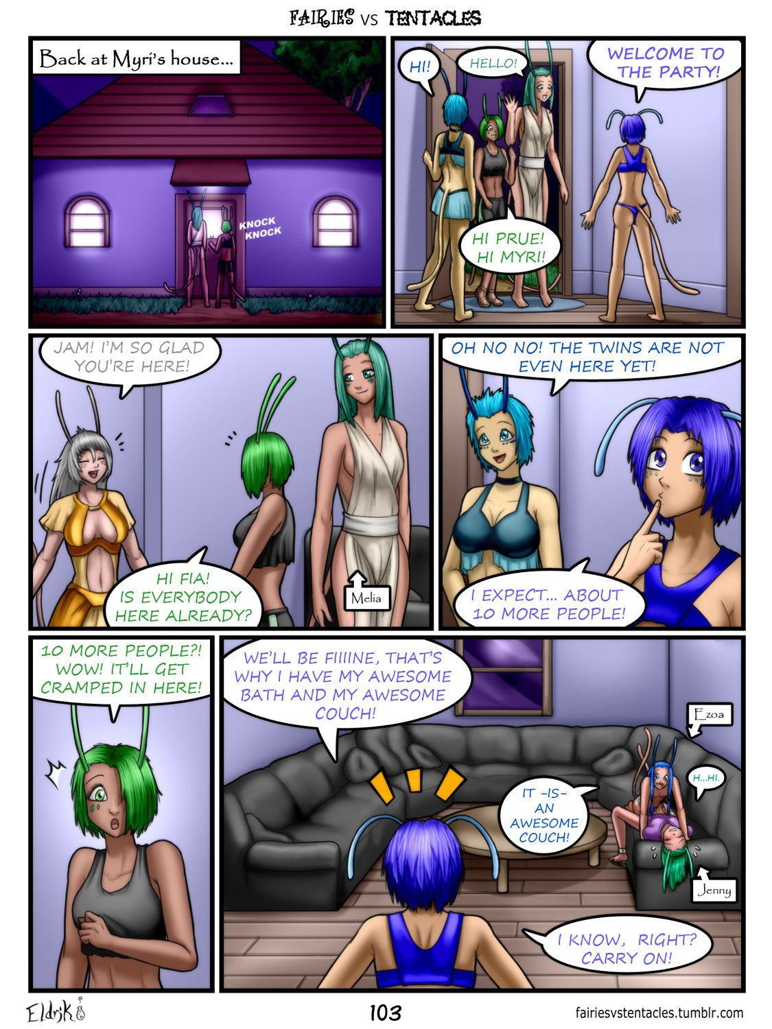 Fairies vs Tentacles Ch. 1-5 porn comic picture 104