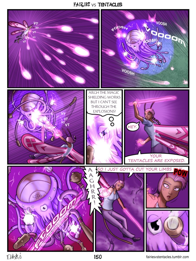 Fairies vs Tentacles Ch. 1-5 porn comic picture 151