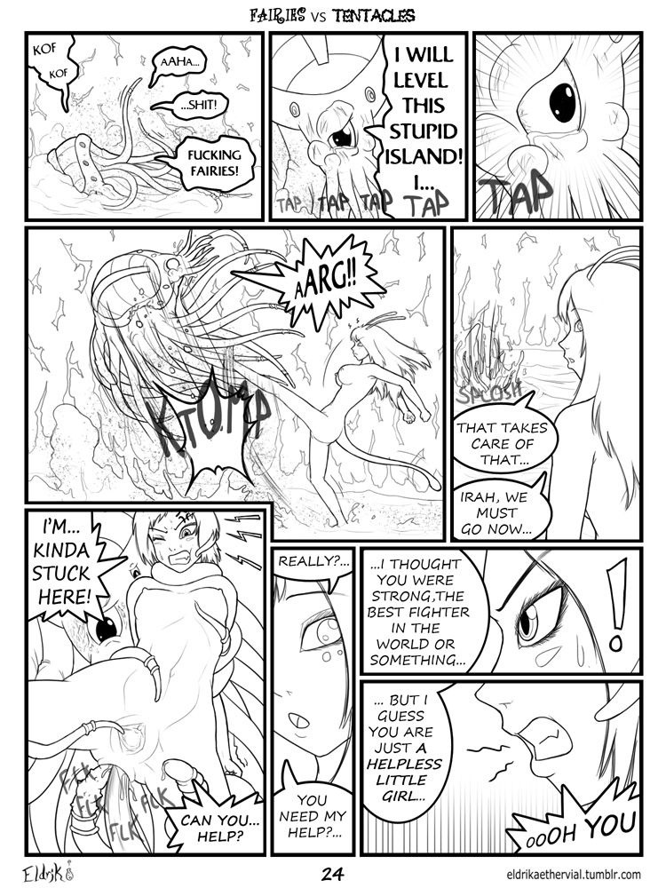 Fairies vs Tentacles Ch. 1-5 porn comic picture 25